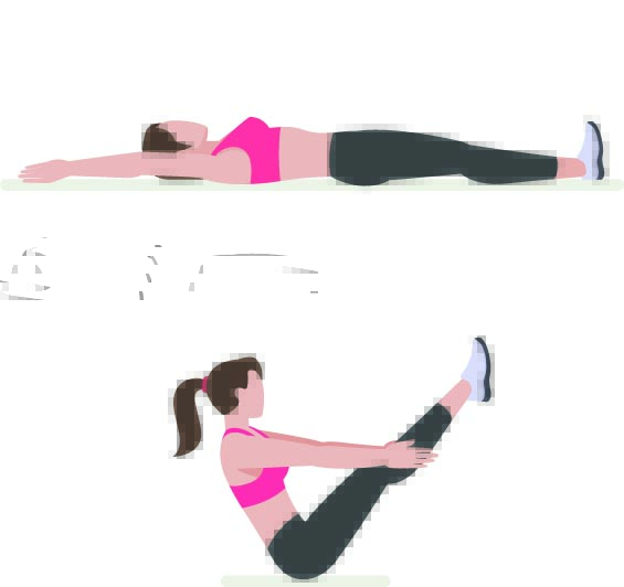 jackknife from lying flat