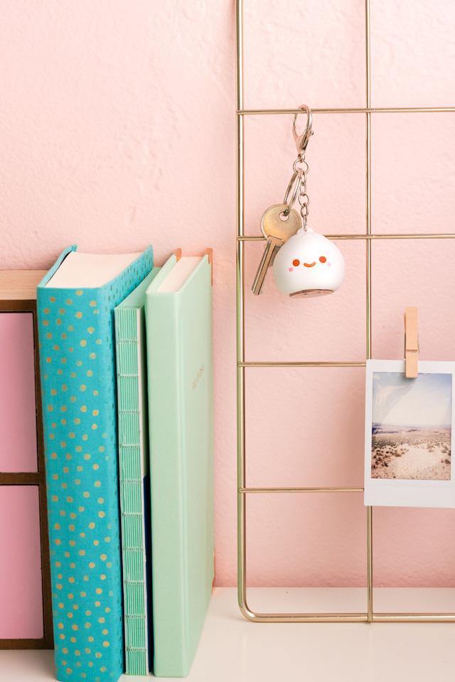 Dumpling light-up keychain