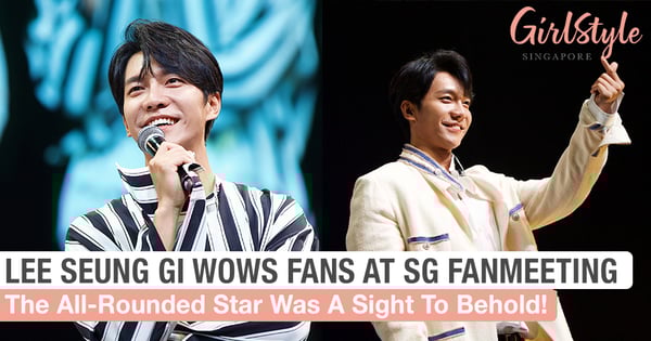 Lee Seung Gi, The All-Rounded Star, Wows Fans At Singapore Fanmeeting