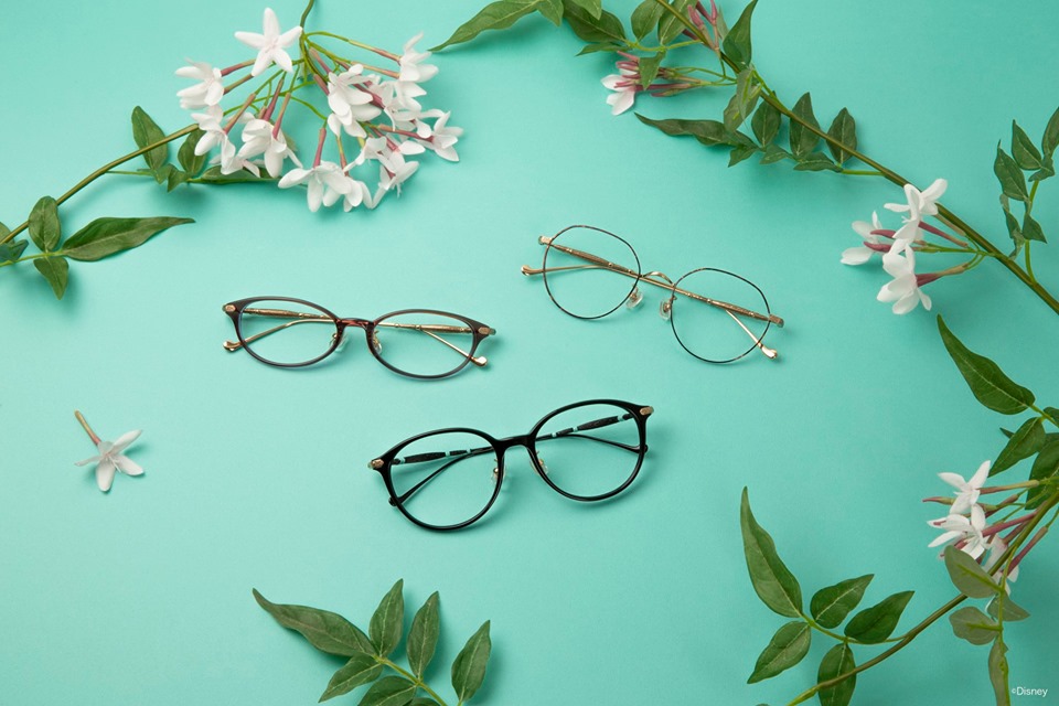 Zoff Disney collaboration glasses inspired by Jasmine and Ariel