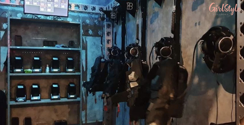 Vest and equipment to put on