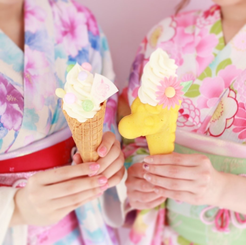 Asakusa Tsuno Koi unicorn soft serve ice cream