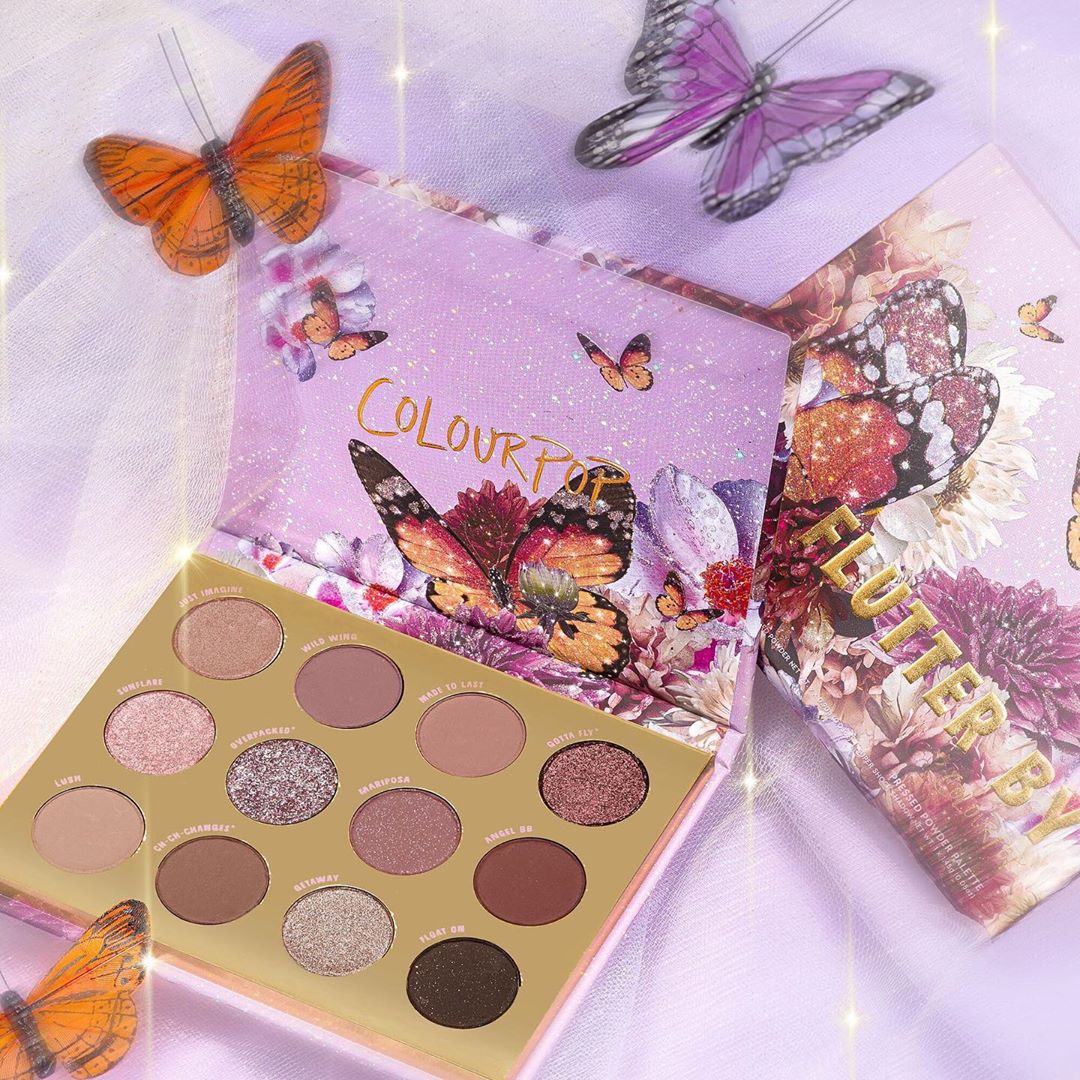 ColourPop flutter by eyeshadow palette