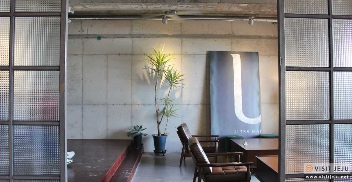 Interior of Ultra Marine cafe