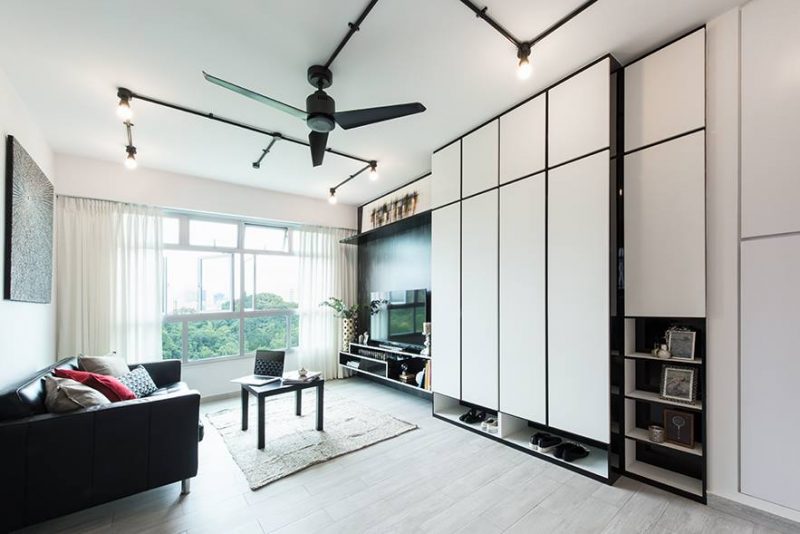 Full-height TV Console