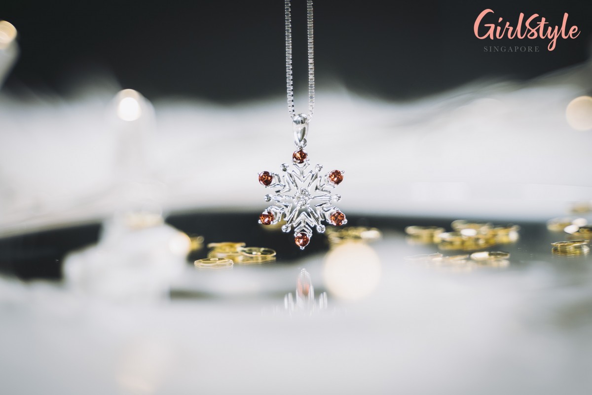 Citigems Snowflake Bennetto Pendant