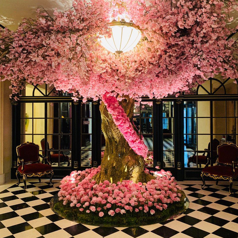 Flower photo taking area in L'Escape Hotel