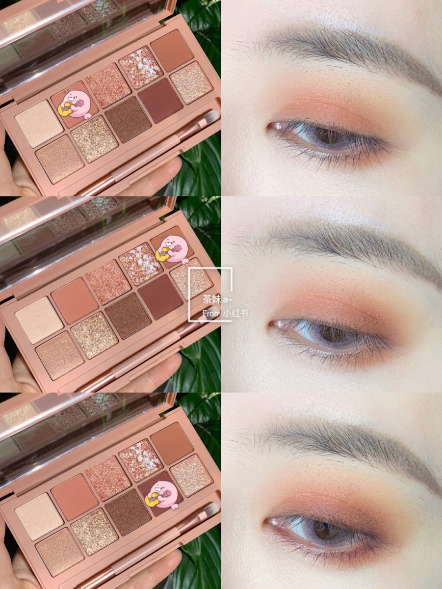 How to apply orangey brown eye makeup