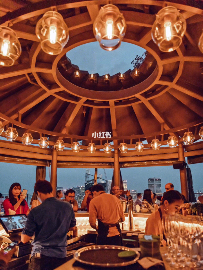 Bar area at Mr. Stork