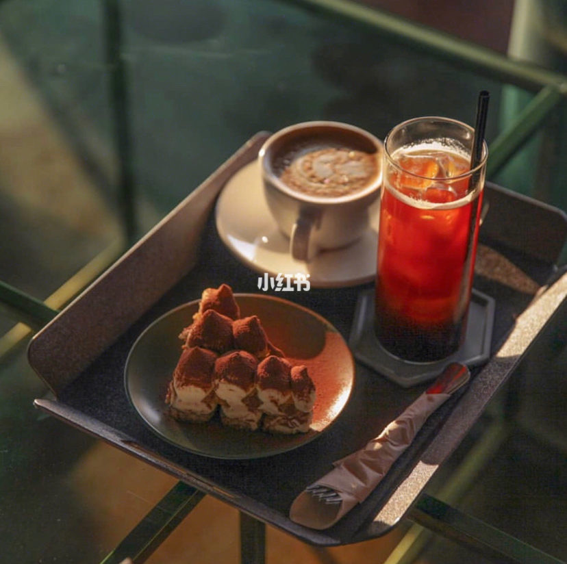 Desserts served at Ultra Marine cafe