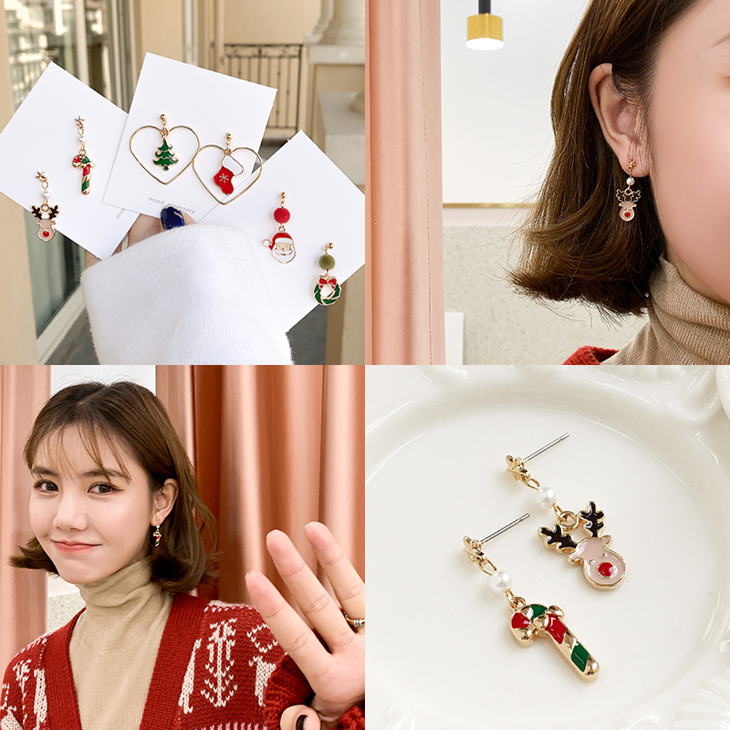 christmas earrings