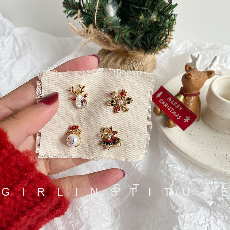 christmas earrings