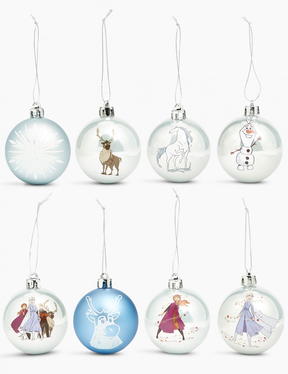 12 Pack Disney Frozen 2 Shatterproof Baubles