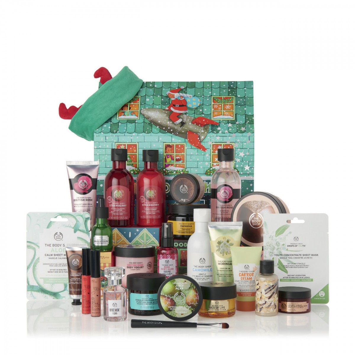 The Body Shop green advent calendar