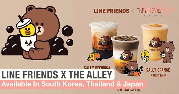 LINE FRIENDS X The Alley Collaboration Available In South Korea, Japan & Thailand