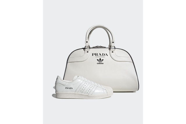 Bag and shoes together for prada x adidas collaboration