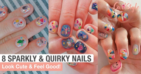 Get These 8 Sparkly & Quirky Nails To Show Off Your Cute Side