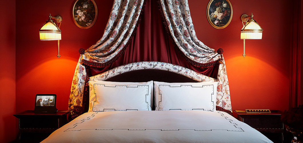 Bed area of Atelier deluxe room