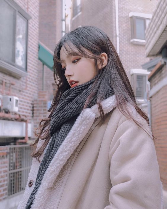 Girl in winter wear