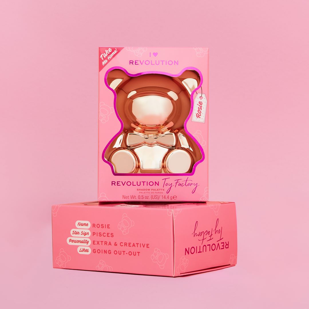 I Heart Revolution Rosie teddy bear-shaped eyeshadow palette