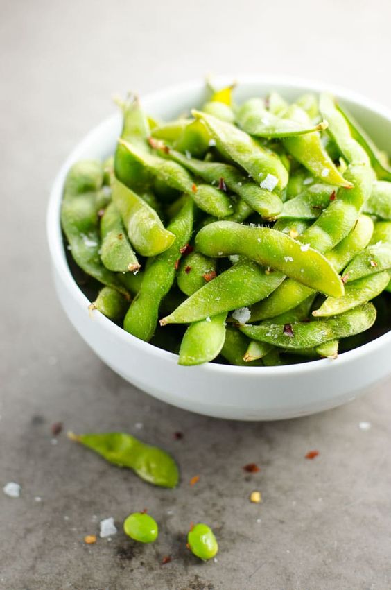 Salted edamame