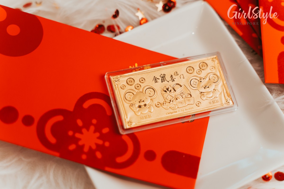 Citigems 999 Pure Gold Mediacorp Yu Shu Shu and Le Shu Shu Prosperity Coins