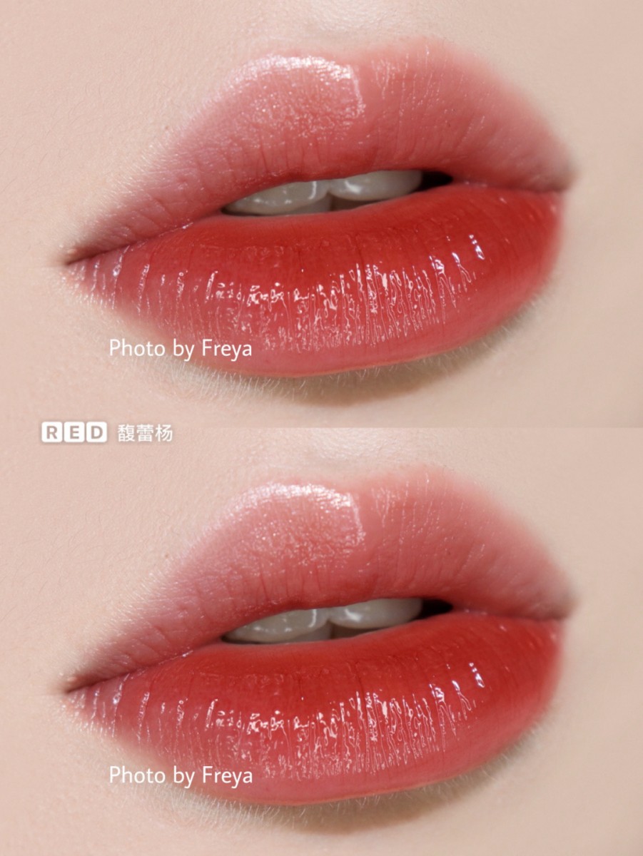 Close up of Urban Decay lip tint in Physique shade