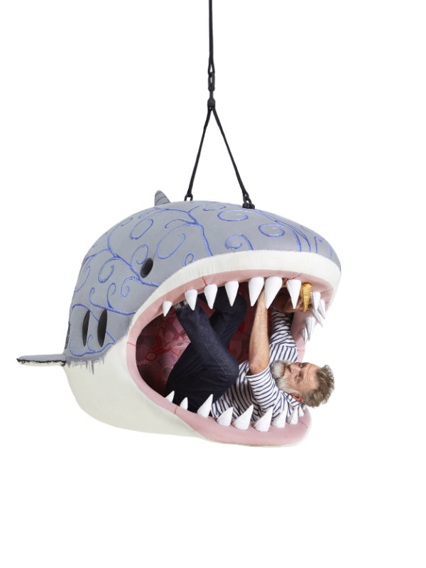 Endangered shark hanging chair