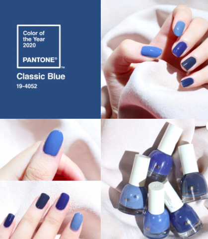 blue nails
