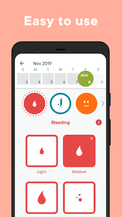 Bleeding tracker