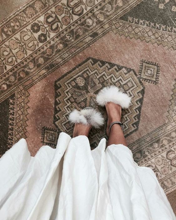 white shoes on carpet