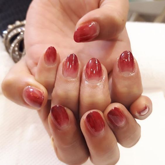 red nail art for chinese new year