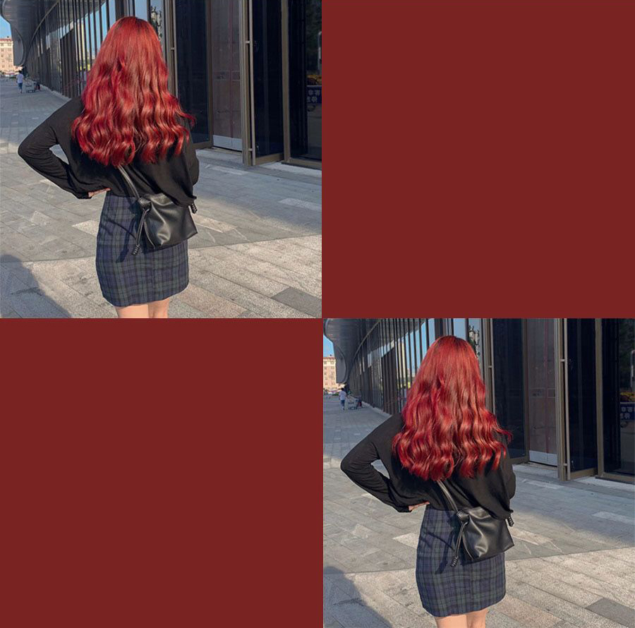 red hair