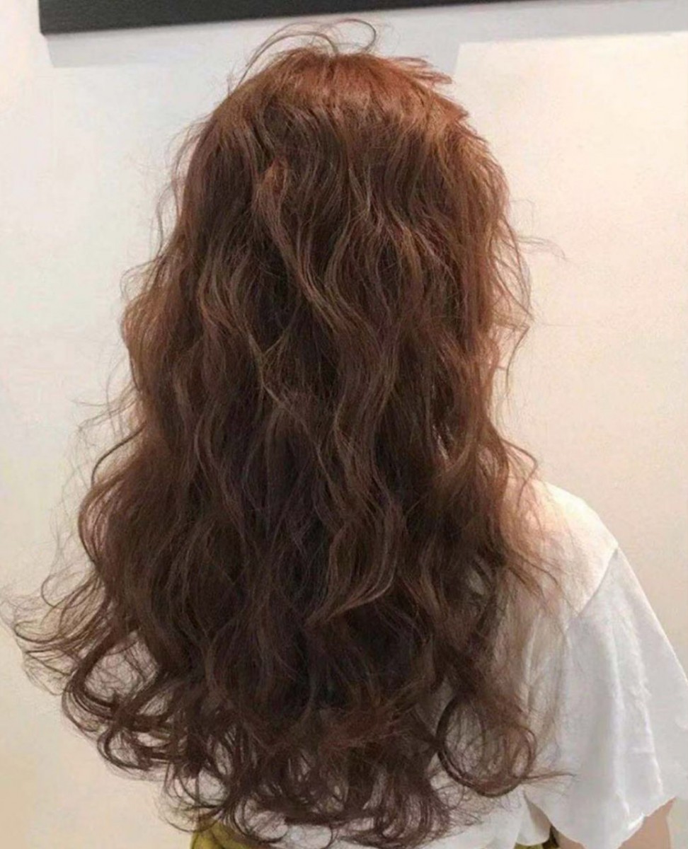 orange brown hair
