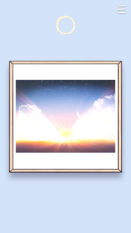 Painting of the sun
