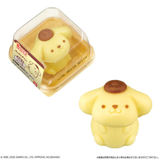Pompompurin is another character made into a convenience store wagashi