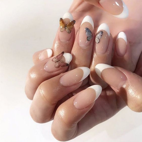 butterfly nail art