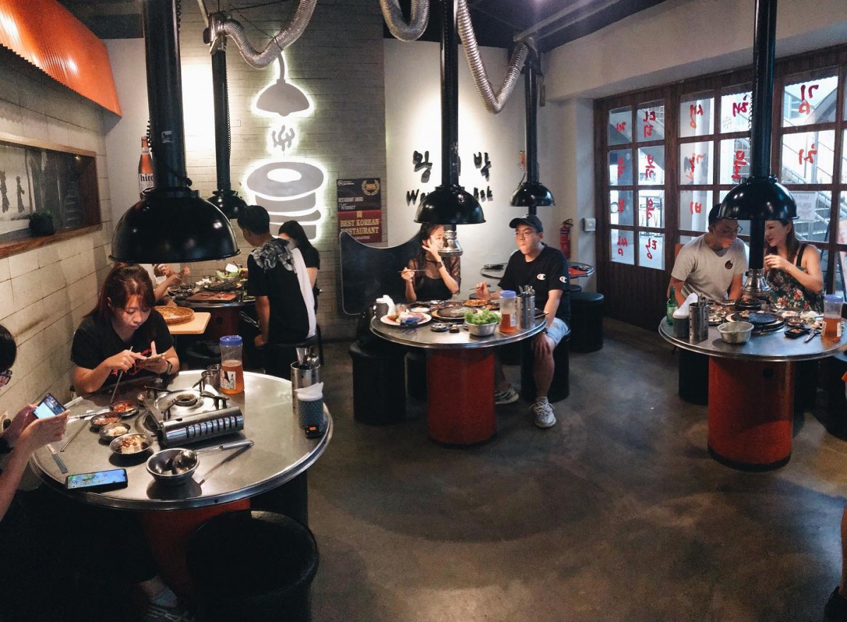 Wang Dae Bak restaurant interior