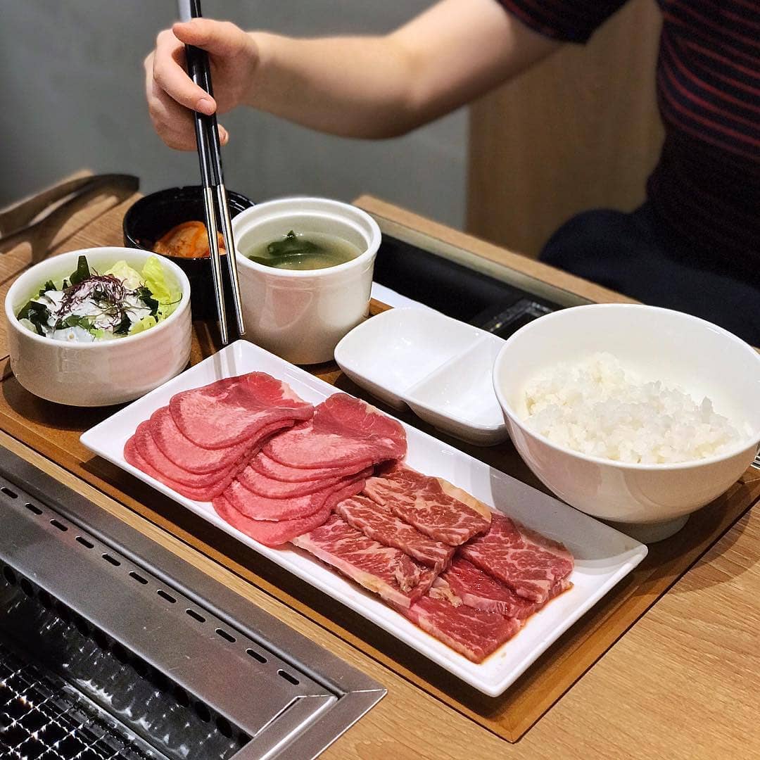 Set meal at Yakiniku Like