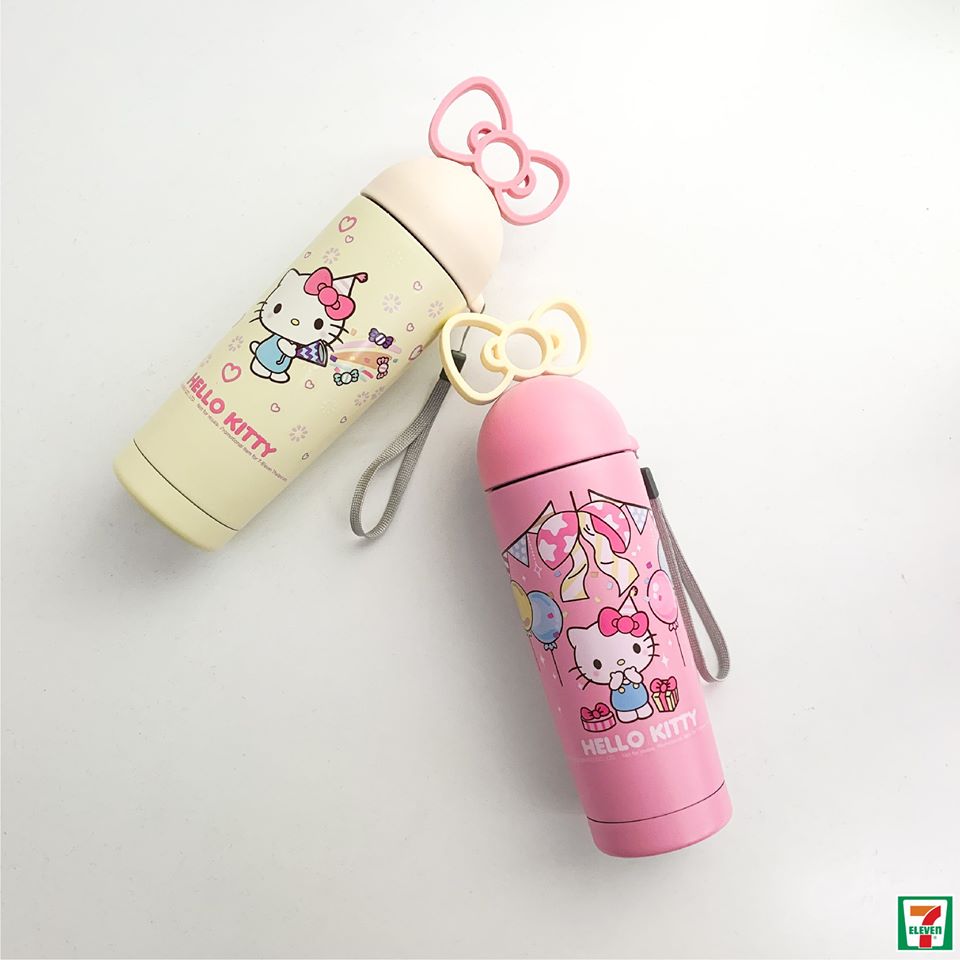 Yellow and pink flasks