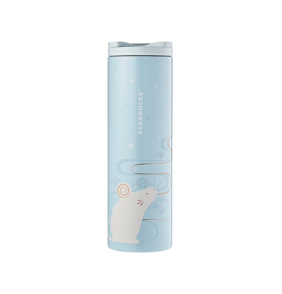 White mouse tumbler