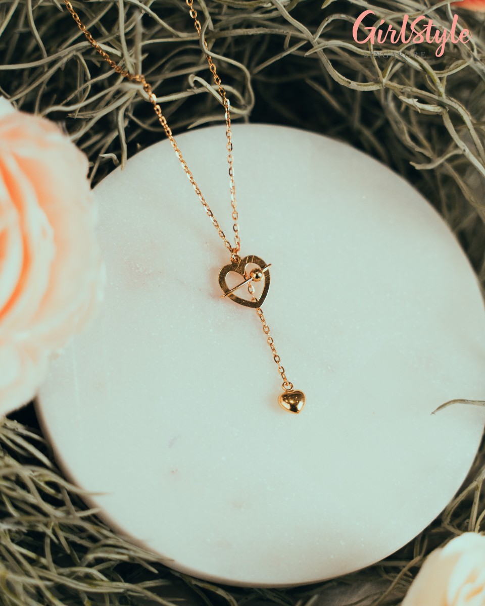 Key heart necklace