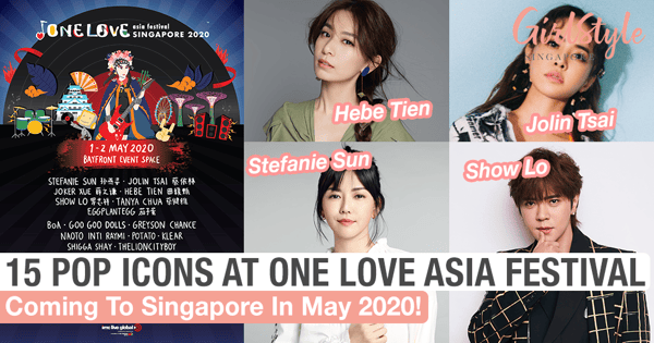 Get Ready To Grab Tickets To One Love Asia Festival 2020 In Singapore