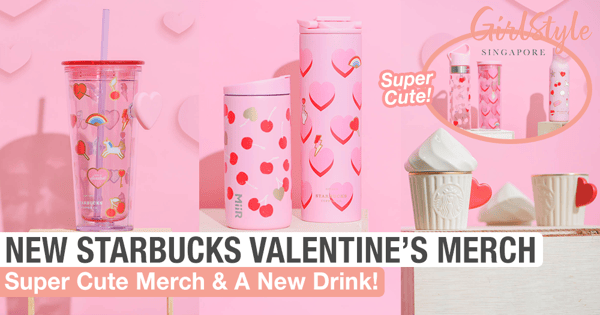 New Starbucks Singapore Valentine's Day Merchandise & Drink