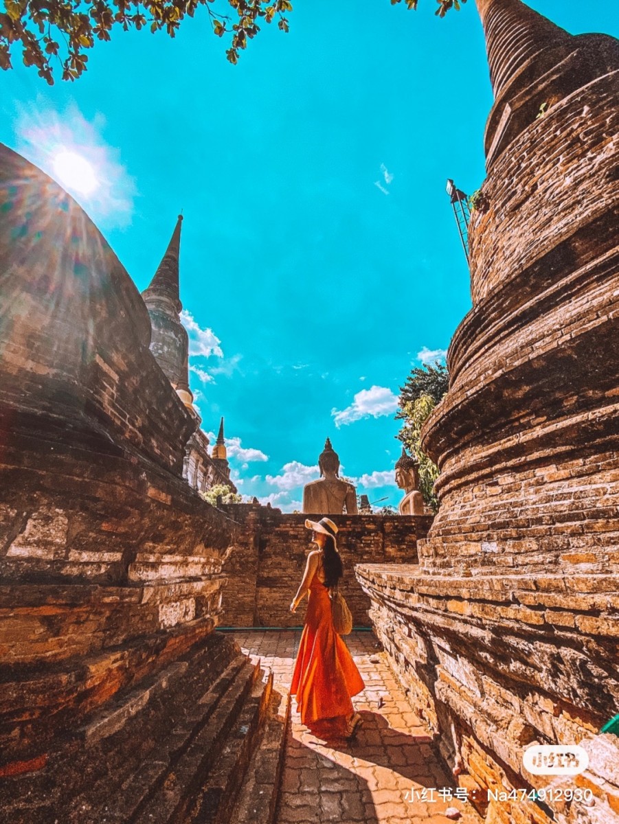At the Wat Yai Chai Mongkhon temple