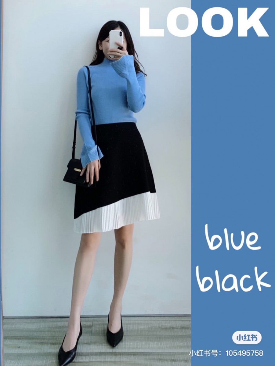 Blue + black colours