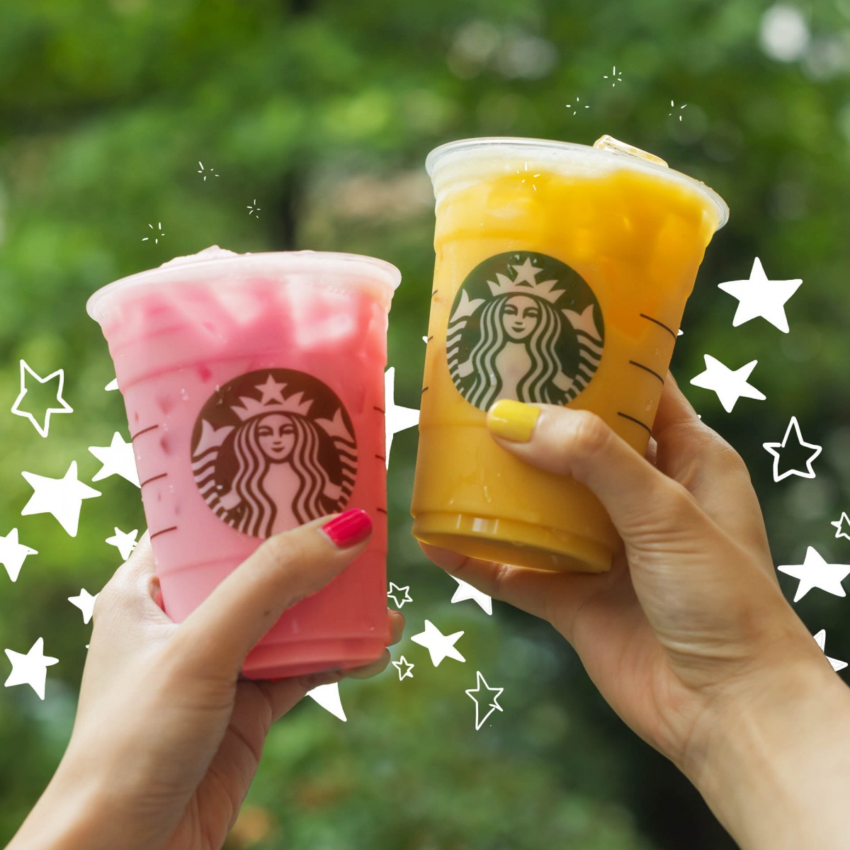 Starbucks® Pink Drink and Yellow Drink