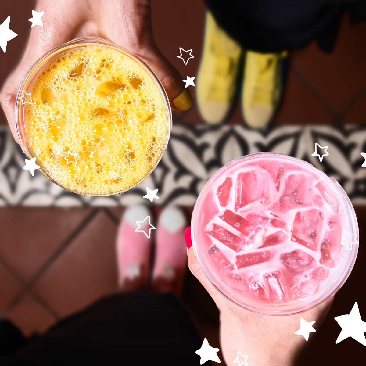 Starbucks® Pink Drink and Yellow Drink