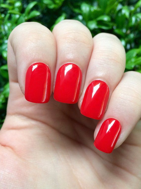 Cherry Red Nails