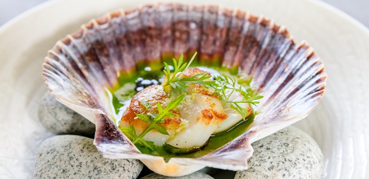 Tangerine restaurant dish